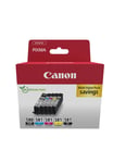 Canon PGI-580BK/CLI-581 BK/C/M/Y Multipack - 5-pack - svart  gul  cyan  magenta  pigmentert svart - original - blekkbeholder