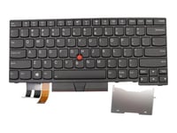 Lite-On - Ersättningstangentbord För Bärbar Dator - Med Trackpoint - Bakgrundsbelyst - Qwerty - Amerikansk - Fru - För Thinkpad E480  E490  L380  L390  L480  T480s  T490