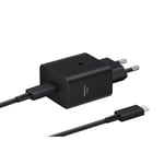 Samsung Original Laddare med Kabel 45W Power Adapter Svart