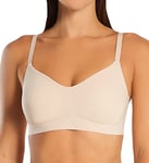 DKNY Women's Smooth Essentials Bralette Bra, Opaque, Cashmere, XL