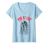 Star Wars R2-D2 You Are Too Cute V-Neck T-Shirt