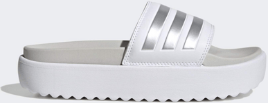 Adidas Adidas Adilette Platform Slides Urheilu CLOUD WHITE / ZERO METALIC / GREY ONE