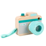 My First Wooden Camera Toy with Multi-Prism Kaleidoscope Pictures Lens 3+