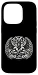 Coque pour iPhone 14 Pro Gothique Occulte Baphomet Goth Dark Magic Punk Rock Death Metal