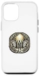 Coque pour iPhone 12/12 Pro Daniel in the Lion's Den: Faith Defeats Fear Inspirational