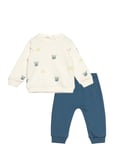 United Colors Of Benetton Set Sweater+Trousers Blå