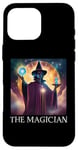 Coque pour iPhone 16 Pro Max Carte de tarot magicien, amateurs de cartes de tarot, lecteurs de tarot