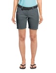 maier sports Lulaka Short pour femme 90% en PA 10% EL en 10 tailles et fonction beaucoup de couleurs, pantalon Outdoor/Pantalon/Bermuda avec ceinture, séchage rapide et imperméable S graphite