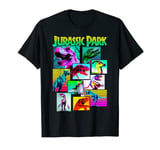 Jurassic Park Dinosaurs Of The Park Neon Retro T-Shirt