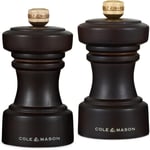 Cole & Mason H233056 Hoxton Chocolate Wood Salt and Pepper Mill Set,... 