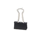 Bag Clips Stainless Steel Iron Clips For Food Clothes Black 15mm