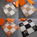 45x45cm H-formad Ullkashmir Kuddfodral Våningssäng Soffa Flygplan Orange