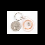 13.56MHz RFID/NFC Clear Keychain Fob 1KB