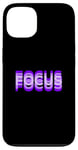 iPhone 13 Purple FOCUS Purple Graphic Optical Illusion Case