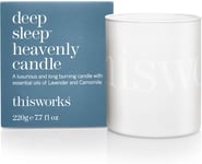 This Works Deep Sleep Heavenly Candle, 220 g - Luxury Candle Enriched with Oils