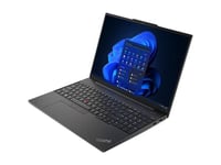 Lenovo Thinkpad E16 Gen 1 21Jt - 180 Graders Gångsjärnskonstruktion - Amd Ryzen 5 - 7430U / Upp Till 4.3 Ghz - Win 11 Pro - Radeon Graphics - 16 Gb Ram - 512 Gb Ssd Nvme, Tcg Opal Encryption 2 - 16" Ips 1920 X 1200 - Gigabit Ethernet - Wi-Fi 6 - Gra