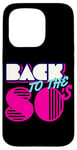 Coque pour iPhone 15 Pro Cool Back to 80's, vintage rétro 80's Outfit Graphic Design