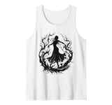 Mystical Silhouette Dark Fantasy Art Tank Top