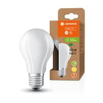 LEDVANCE Lampe à économie d'énergie, ampoule dépolie, E27, blanc chaud (3000K), 7,2 watts, remplace une ampoule de 100W, très efficace et économe en énergie, pack de 6