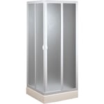 Parois cabine de douche en acrylique mod. Venere h 185 70X70 cm avec ouverture centrale