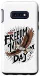 Coque pour Galaxy S10e T-shirt graphique Patriotic Freedom USA