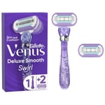 Accessoires corps Gillette  Machine Venus Swirl Smooth + 2 Pièces Détachées