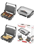 GRILL PANINI SANDWICH ET VIANDE anti-adhésive Inox 1500W