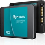 SSD haute performance 2,5"" 500 Mo/S 256 Go - Idéal pour les ordinateurs de bureau, ordinateurs portables, PC tout-en-un et mises à niveau PC | Prise en charge SMART, NCQ, Trim, gestion avancée