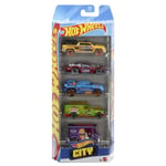 Hot Wheels 5-Pakning Lekebiler (2025) - Hot Wheels City