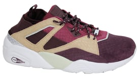 Puma Trinomic BOG Sock Rioja Mens Lace Up Burgundy Trainers 361456 02 D9 - Purple Suede - Size UK 6