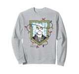 Universal Monsters The Invisible Man Christmas Lights Crest Sweatshirt