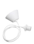 Ceiling Cable Set E27 White Watt & Veke