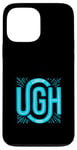 Coque pour iPhone 13 Pro Max Bleu UGH! Mood Blue Color Graphic