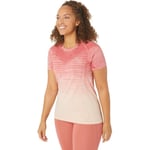 Asics Seamless SS T-shirt Rosa för Löpare | Bekväm och Funktionell Tröja - Handla nu på Loparshop.se!