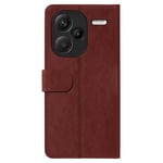 Avizar Case formi Note 13 Pro Plus Card Holder Vintage Series, Brown