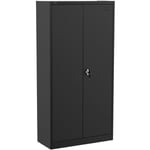 Fromm&starck - Armoire De Rangement Métallique Meuble De Bureau Verrouillable 180cm Anthracite