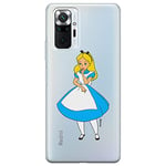 ERT GROUP Coque de téléphone Portable pour Xiaomi REDMI Note 10 Pro Original et sous Licence Officielle Disney Motif Alice 010 Parfaitement adapté à la Forme du téléphone Portable, partiel imprimé