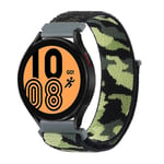 Samsung Galaxy Watch 46mm Armband i nylon, Kamoflauge