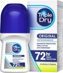 Triple Dry Original Anti-Perspirant Roll On 50ml | 72-Hour Protection Against |