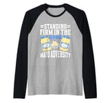 Standing Firm in the Face of Mayo Adversity Mayo Hater Raglan Baseball Tee