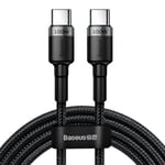 Baseus Cafule 100W USB-C til USB-C-kabel 2m - Flettet