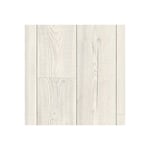 Sol Lino Tendance - Imitation parquet blanc à joints gris - Rouleau de 2m x 13m