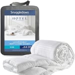 Snuggledown Hotel Collection King Size Duvet - 13.5 Tog Luxury Embossed Extra Warm & Thick Winter Quilt Ideal for Chilly Nights - Made in the UK, Soft Touch Cover, Hypoallergenic, Washable (225 x 220)