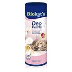 Biokat’s Deo Pearls Baby Powder - Complément de litière parfumé pour la fraîcheur et les agglomérats compacts dans les toilettes du chat - 1 boîte (1 à 700 g)