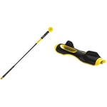 SKLZ - Gold Flex 40 - Golf - Jaune/Noir - 40" & Golf Grip Trainer, Accessoire de Golf, Cadeau de Golf pour Homme, Travaille la Memoire Musculaire pour Une Meilleure Position des Mains, Noir/Jaune