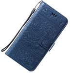 Leather phone Cover for SONY XZ3, with card slots, with landyard