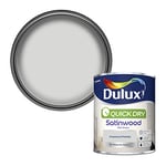 Dulux 5211306 Quick Dry Satinwood Paint For Wood And Metal - Polished Pebble 750Ml