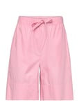 Tilde Shorts Gots Bottoms Shorts Bermudas Pink Basic Apparel