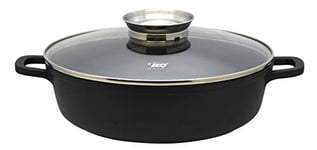 ELO 86693 Poêle de service Alucast, cocotte, fonte d'aluminium, 4,5 litres, 32 cm