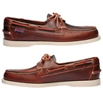 Docksides portland waxed brown. Strl. 7,5 (41)